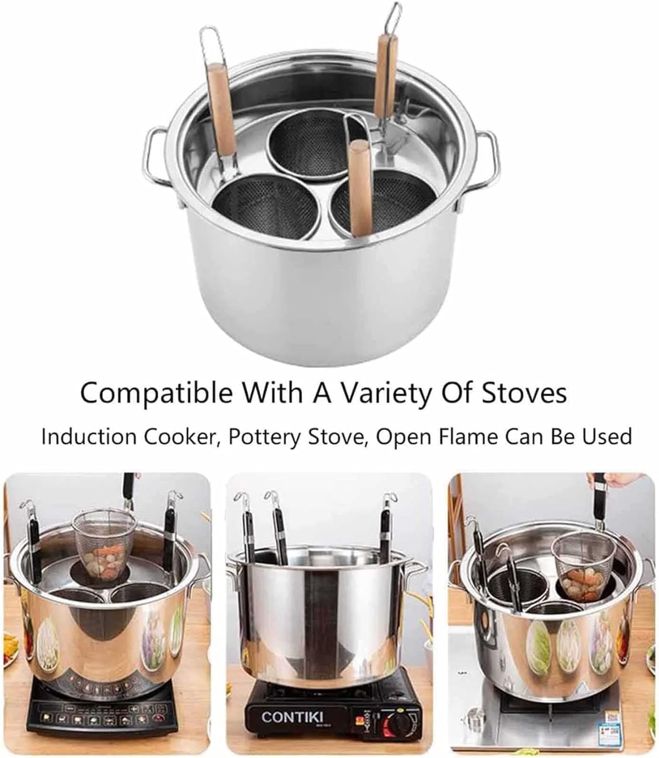 Stainless Steel Pasta Cooker Perfect for Home Kitchen