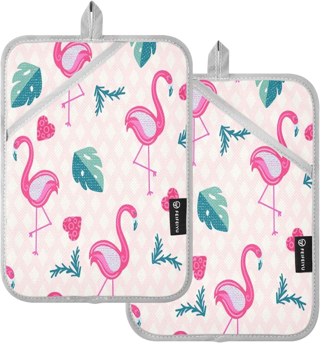 Flamingo Hearts 2-Pack