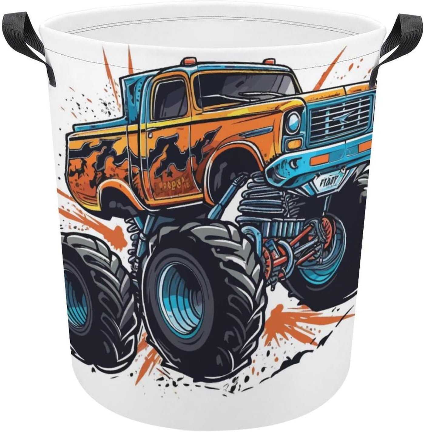 Monster Truck Laundry Hamper