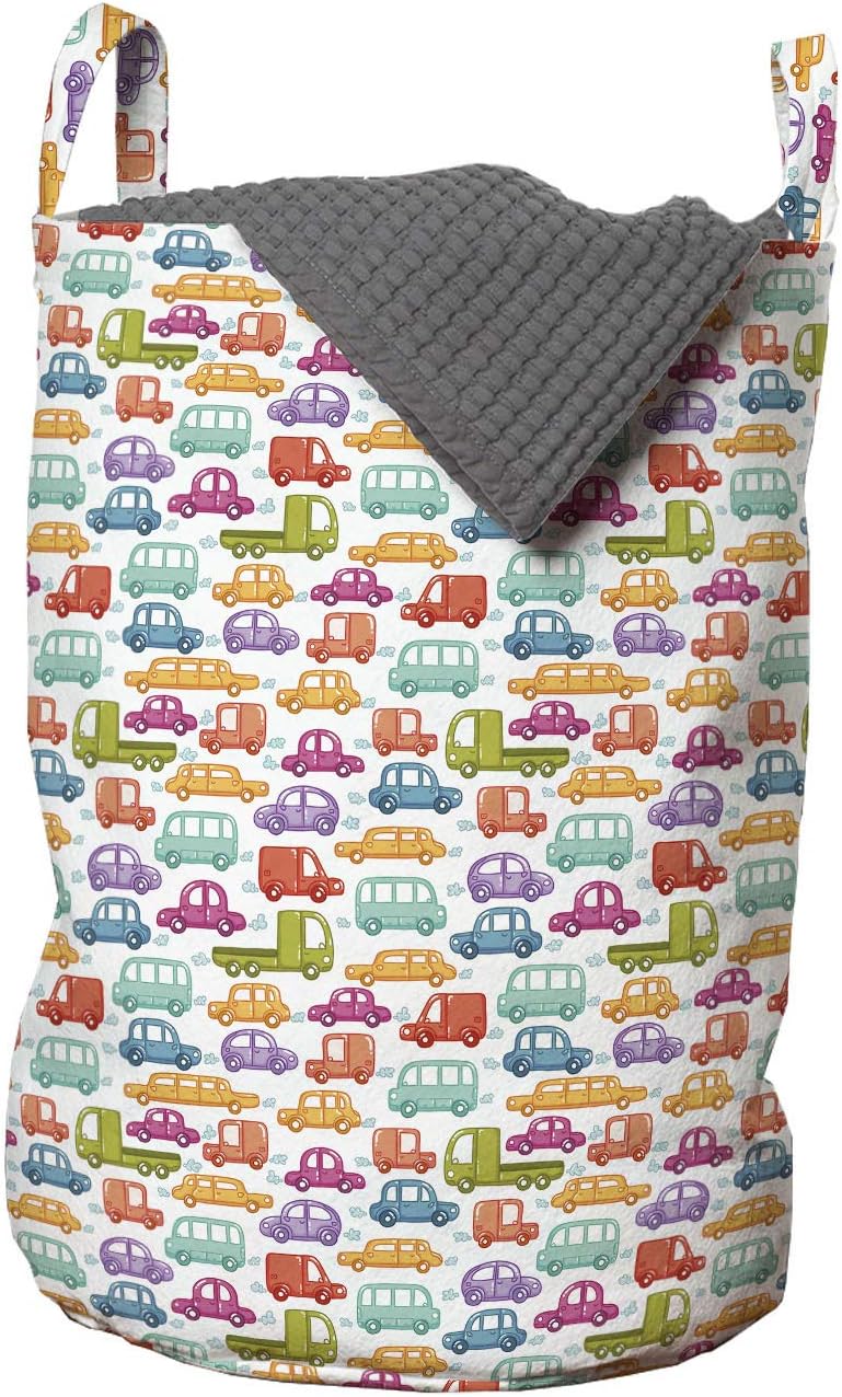 Multicolor Doodle Laundry Bag