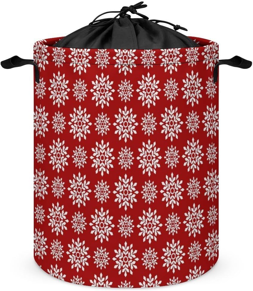Collapsible Laundry Hamper for Kids Red 45L