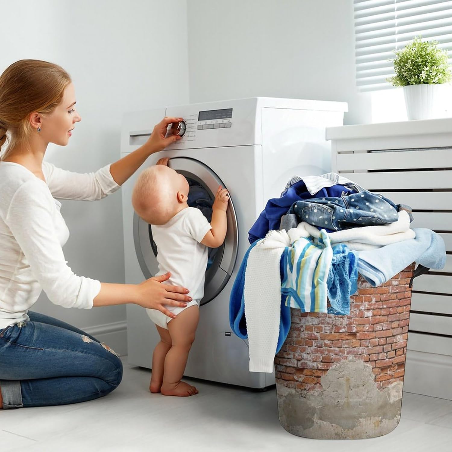 Compact Waterproof Clothes Hamper