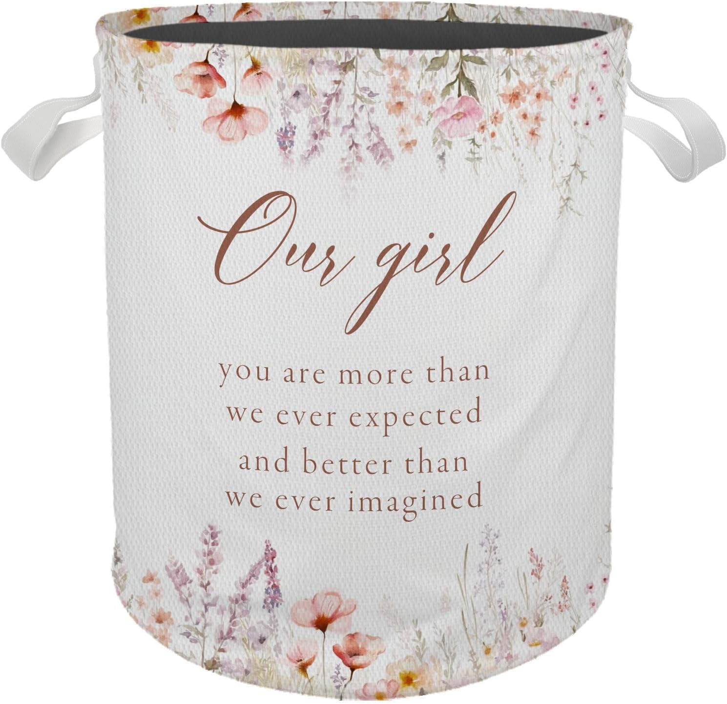 Stylish Baby Girl Laundry Basket with Cute Storage Solutions