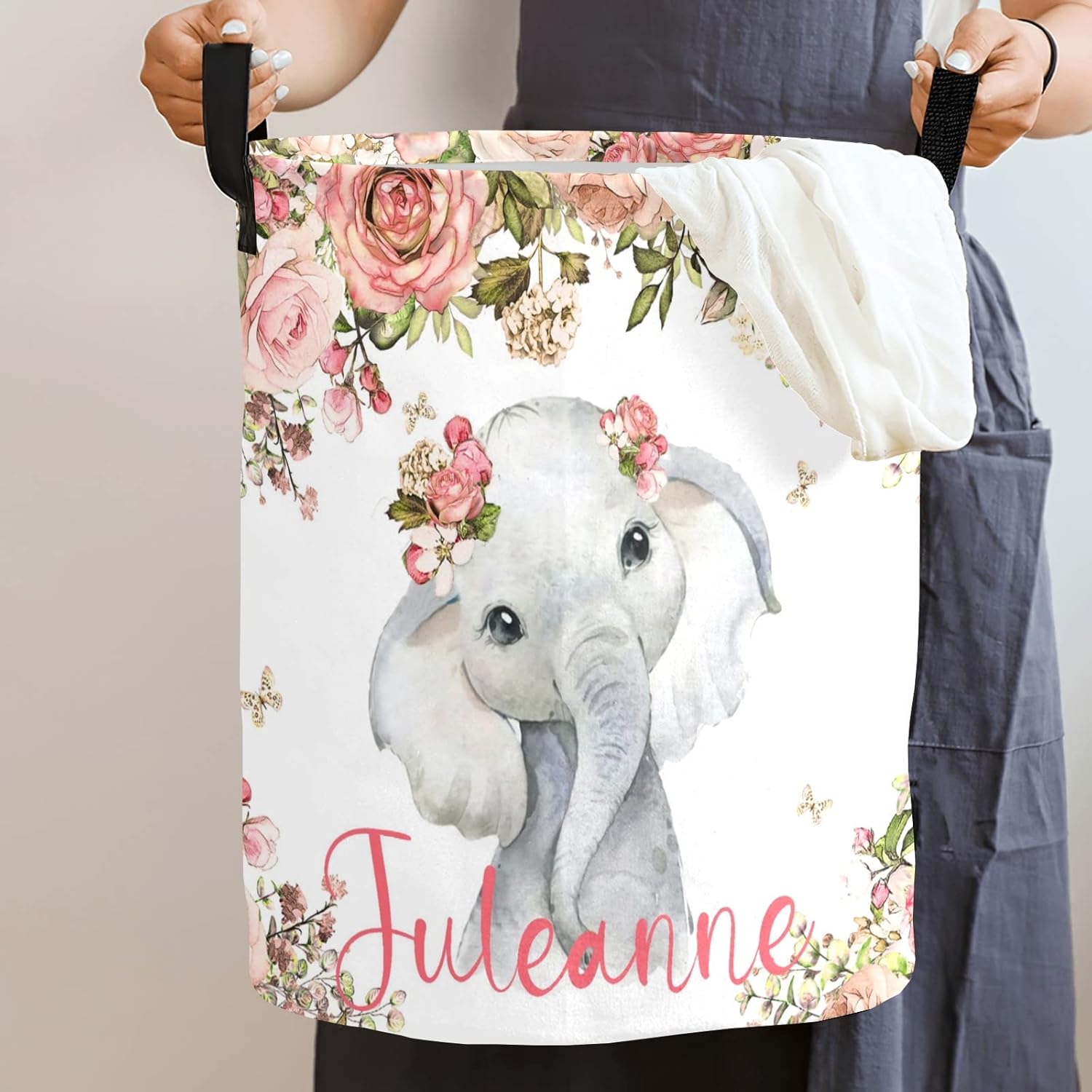 Personalized Laundry Basket