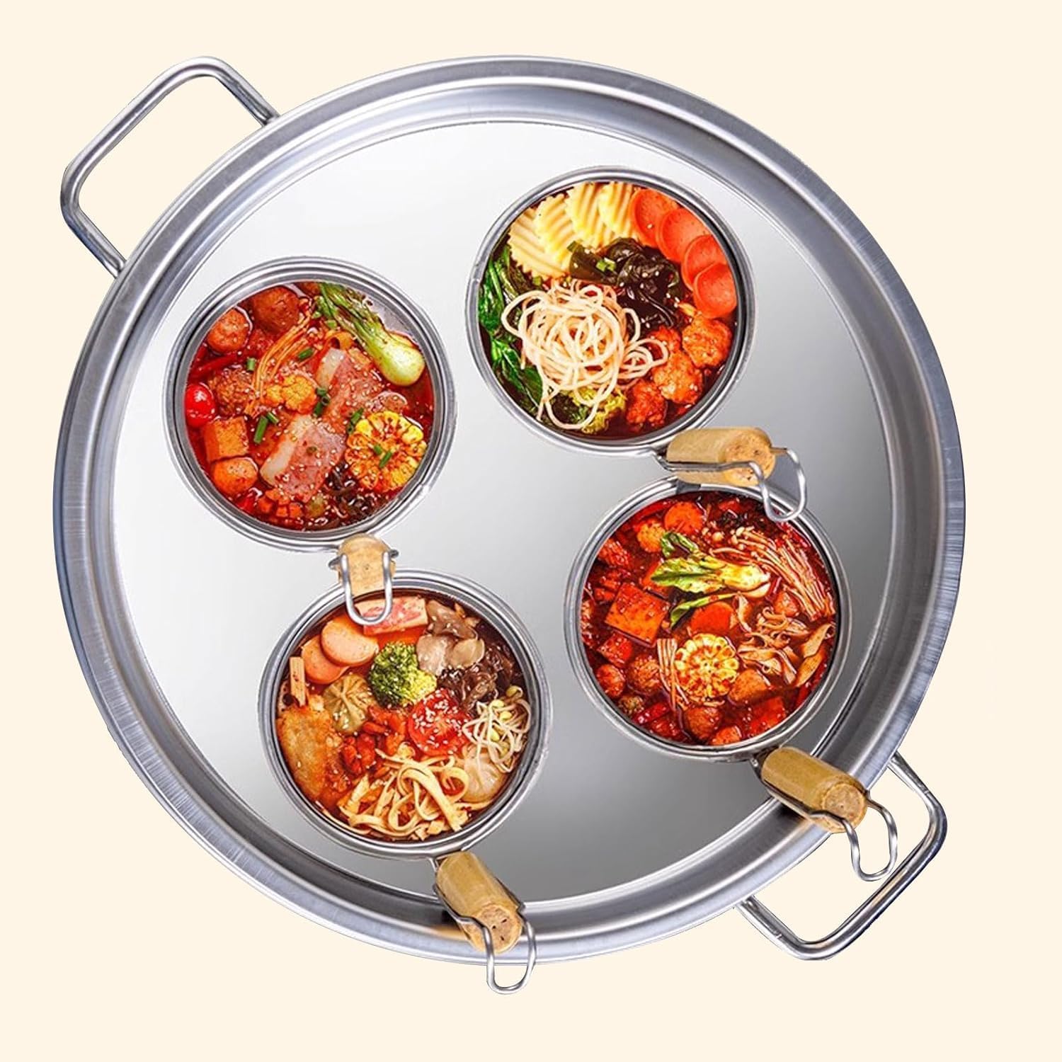 High-Quality Commercial Pasta Pot - Stainless Steel Strainer Insert Durable Versatile