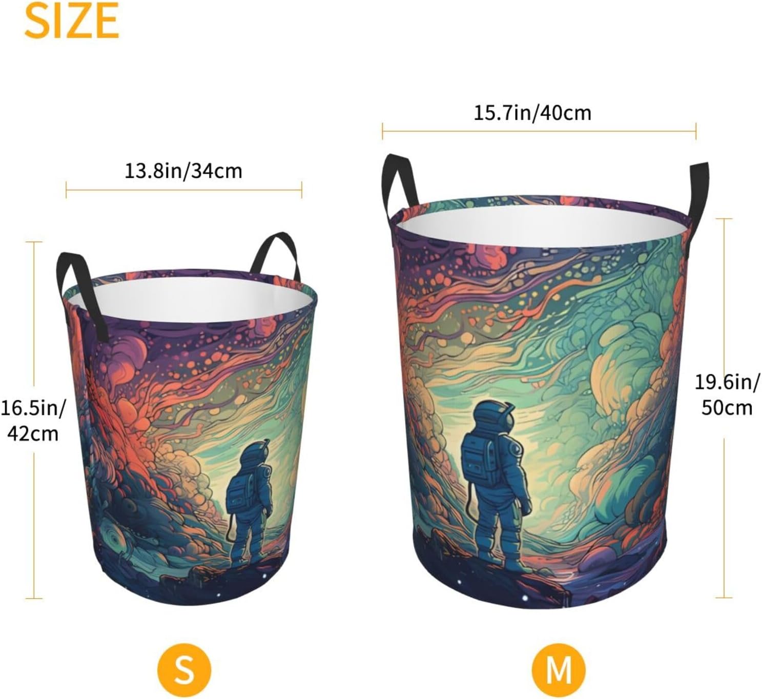 Bell Bottom Bettys Round Laundry Basket