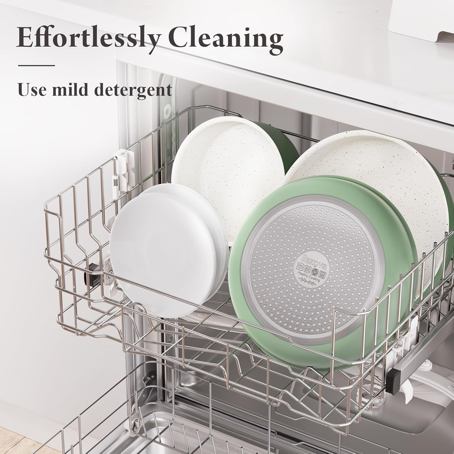 Stain-Resistant Nonstick Cookware Set for Home Kitchen