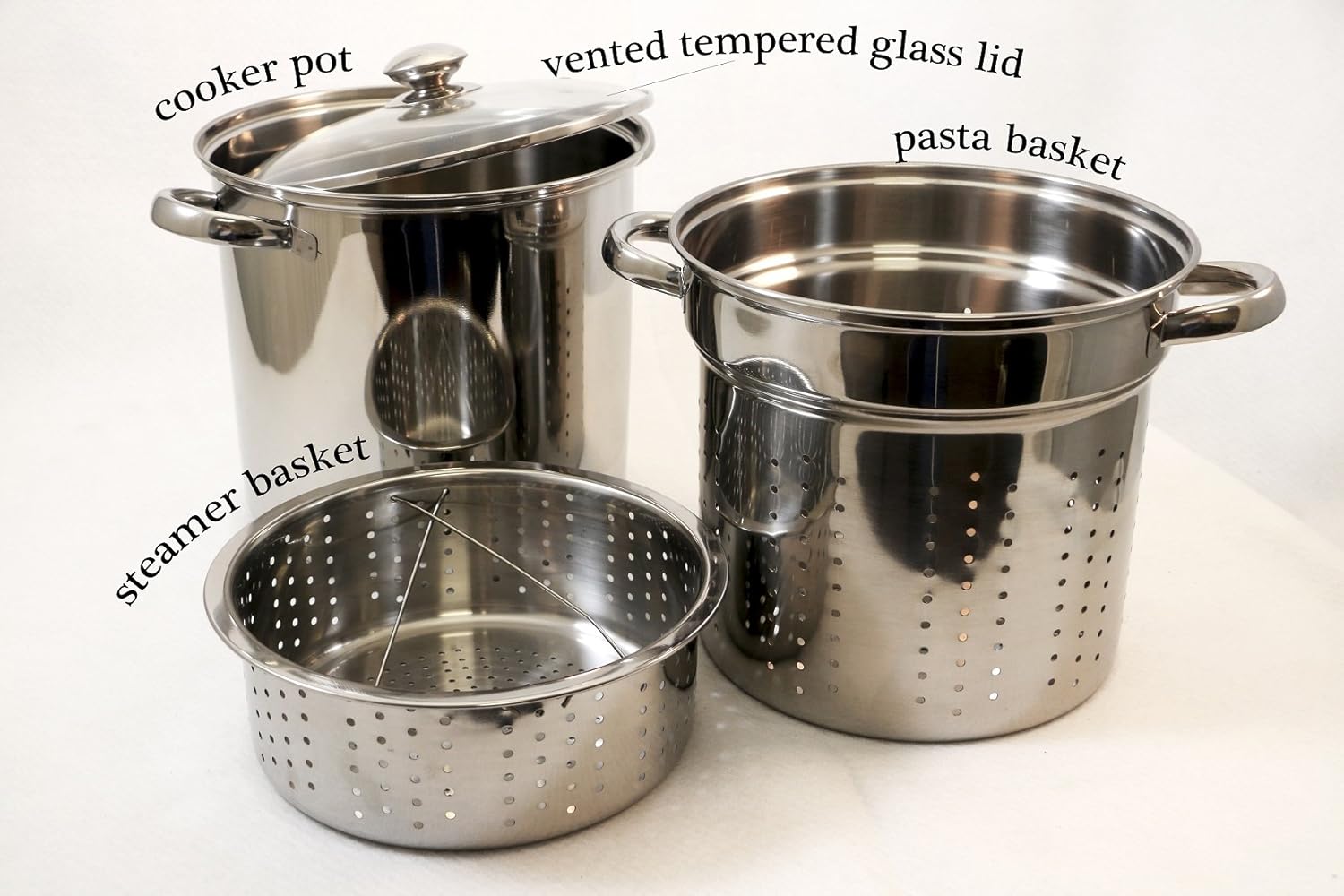 8 Quart 1810 Stainless Steel Cookware Set