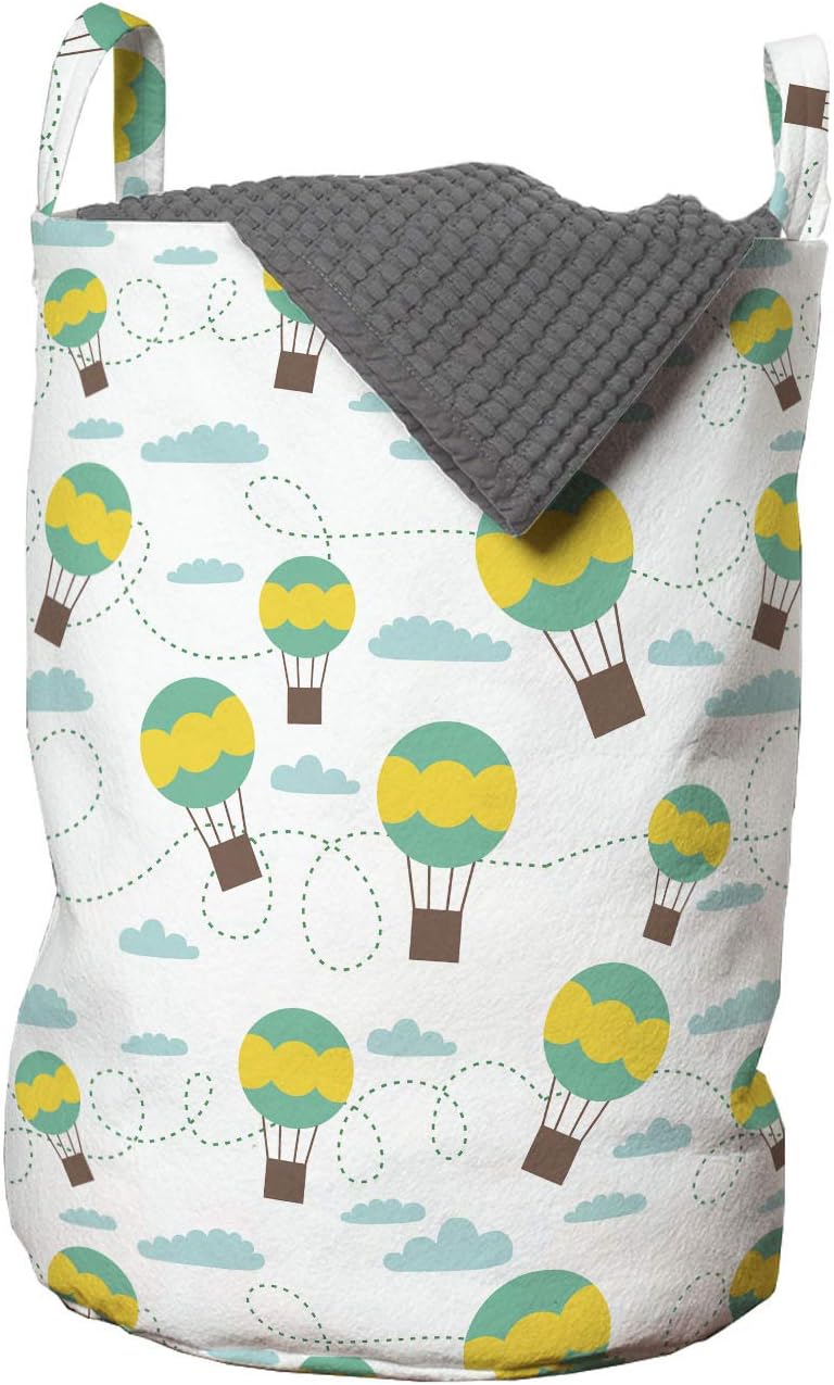 Ambesonne Balloon Laundry Bag for Kids Fun Durable and Organized
