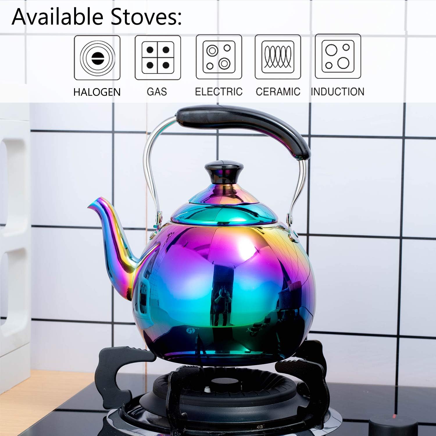 Stylish Durable Whistling Tea Kettle