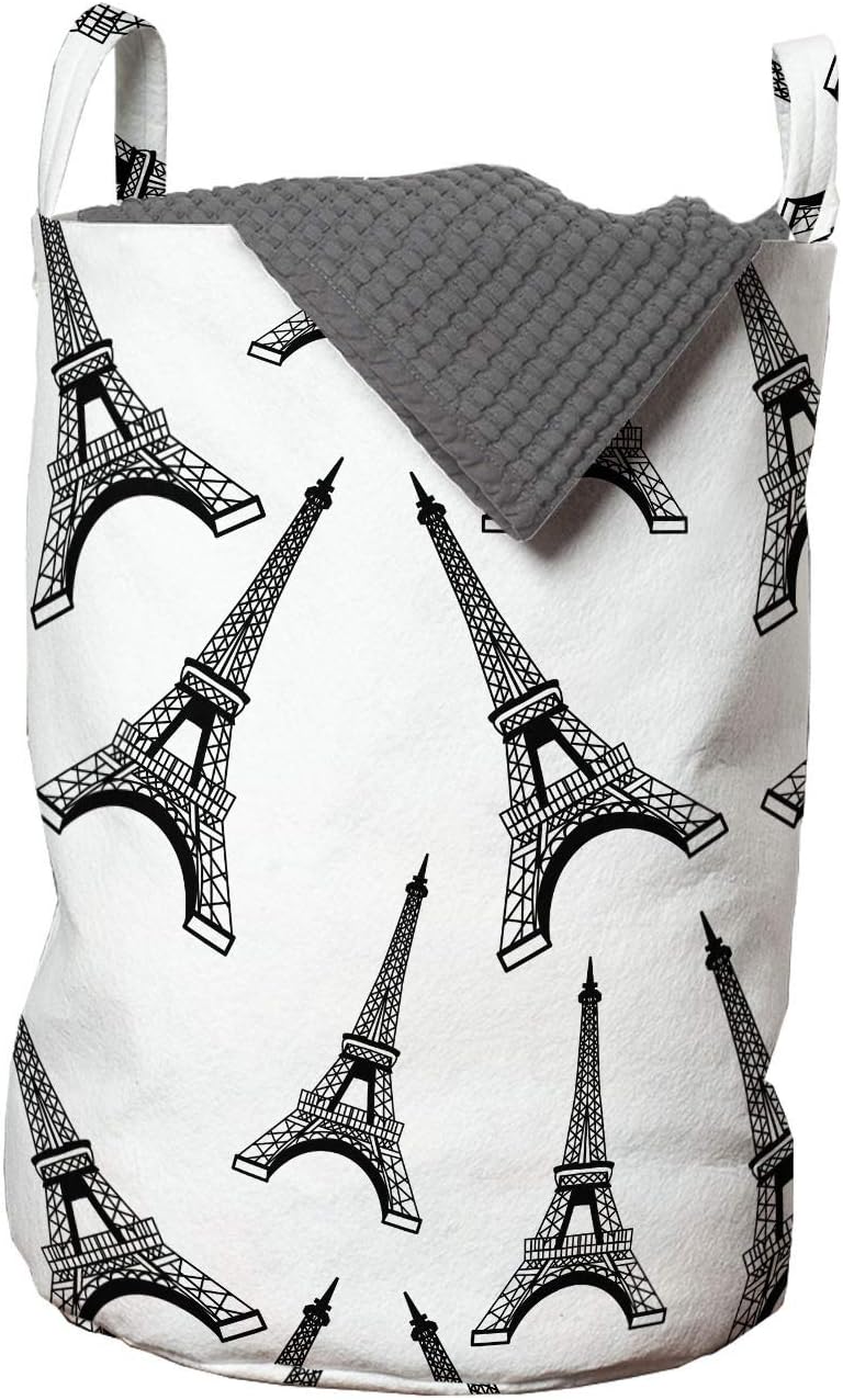 Chic Eiffel Tower Laundry Hamper