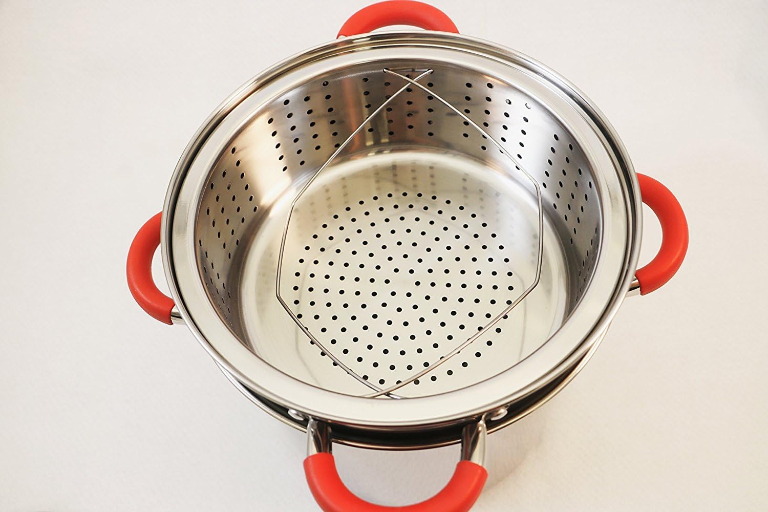 ExcelSteel 8 Qt Multifunction Stainless Steel Pasta Cooker