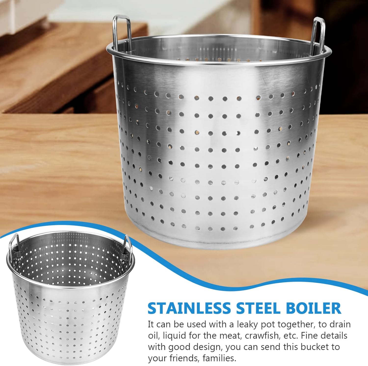 Kichvoe Stainless Steel Steam Basket
