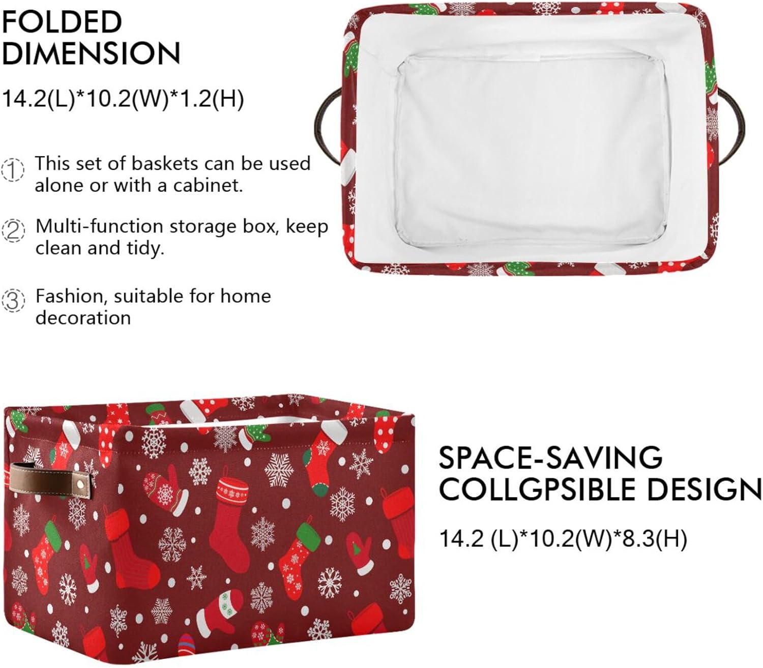 Senya Storage Bin Large Foldable Laundry hamper