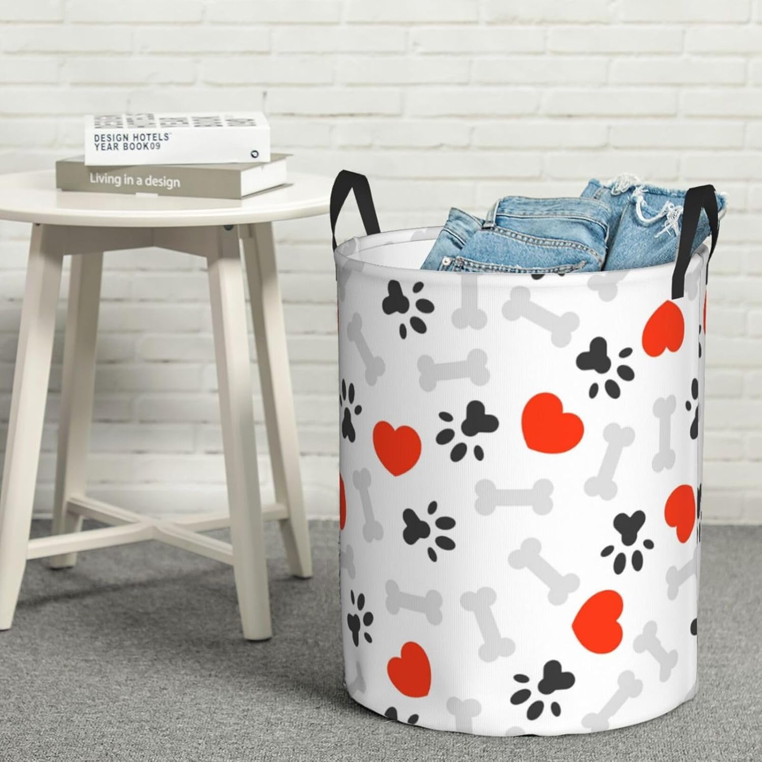 Collapsible Laundry Basket with Handles