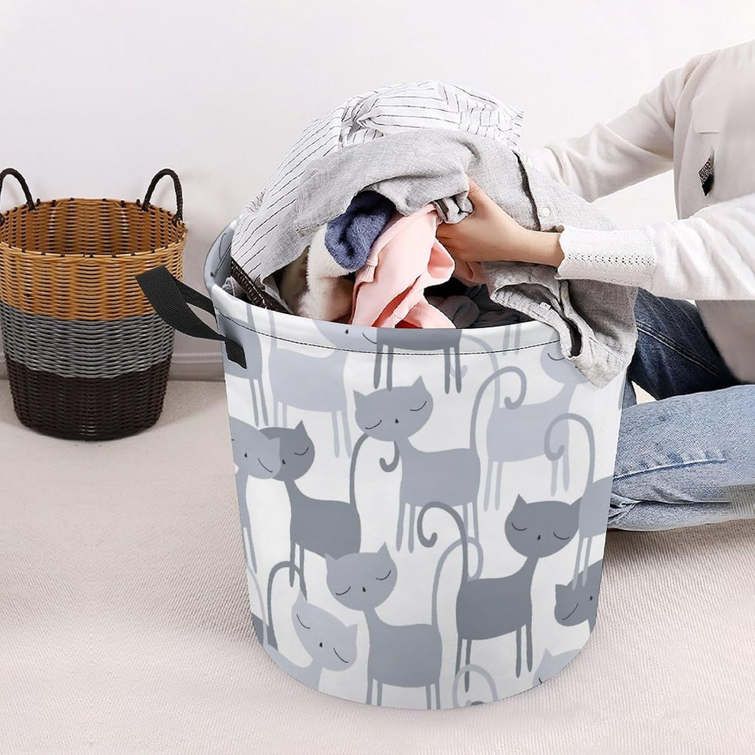 MEIKKO Cat Storage Basket
