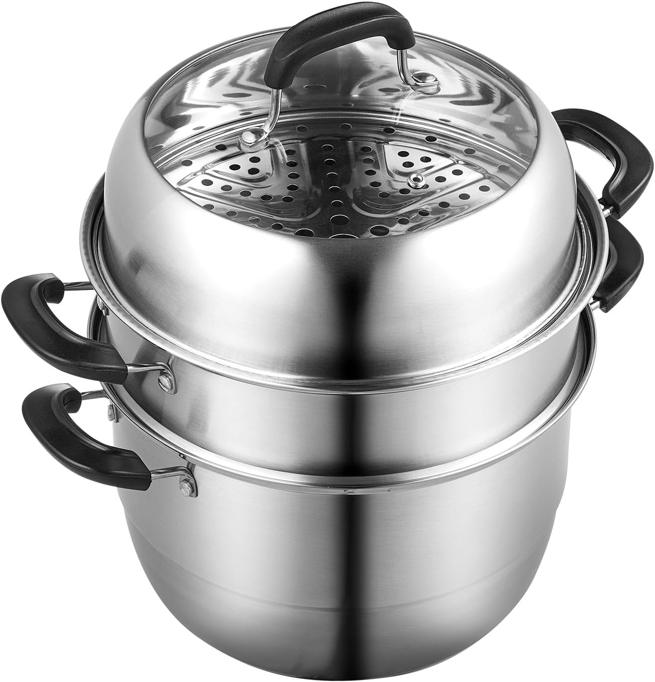 3-Tier STEamer Pot Set for Cooking