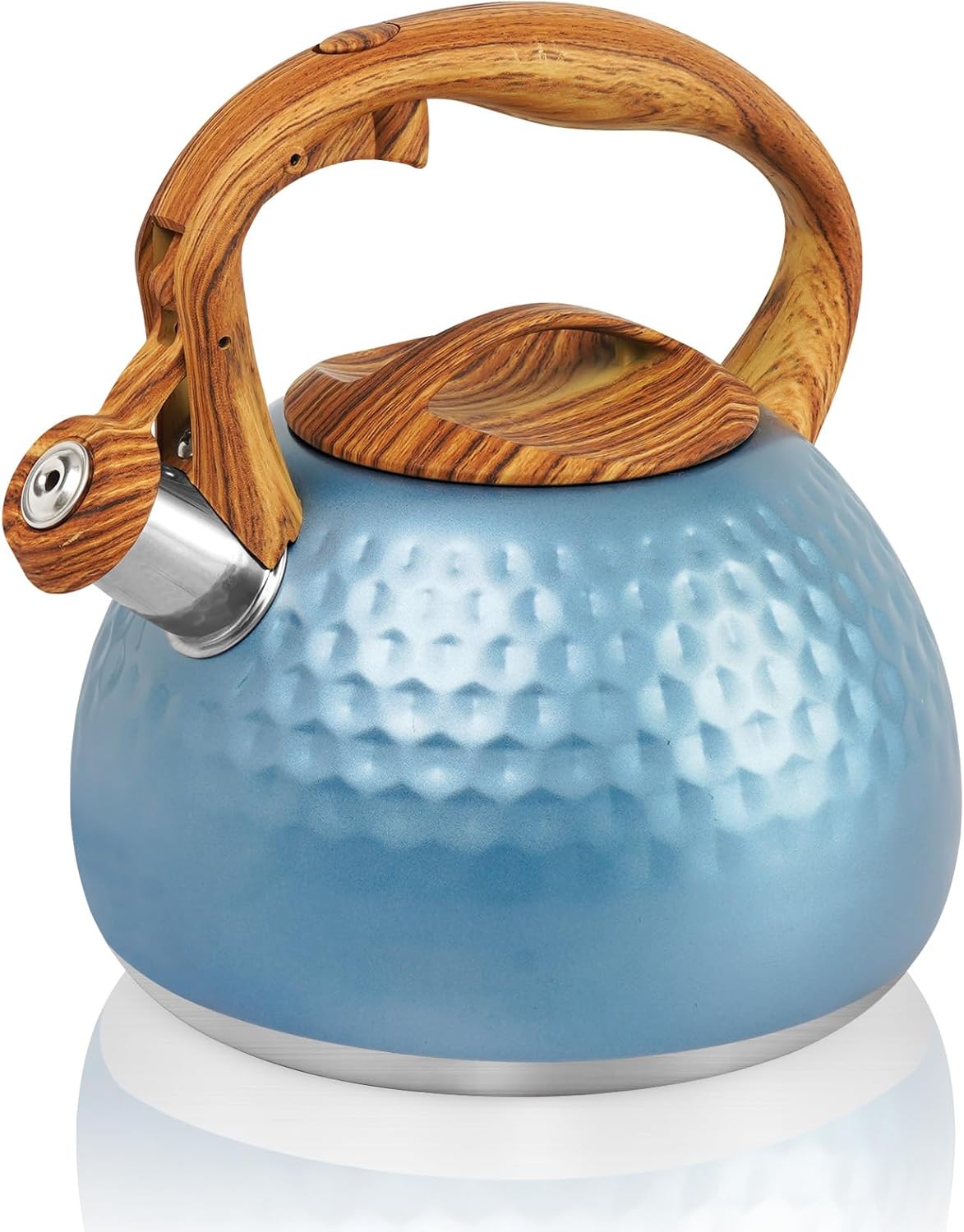 Sturdy 3 Qt Stainless Steel Whistling-Kettle