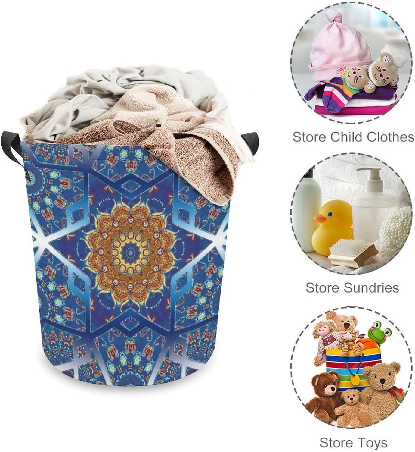 Waterproof Boho Laundry Hamper