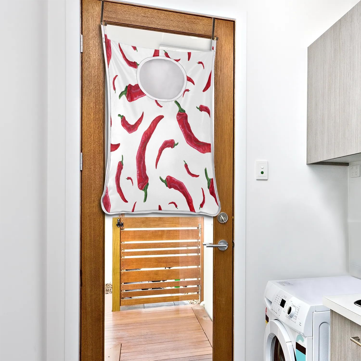 Quick-Access Hanging Laundry Hamper for Space-Saving Storage