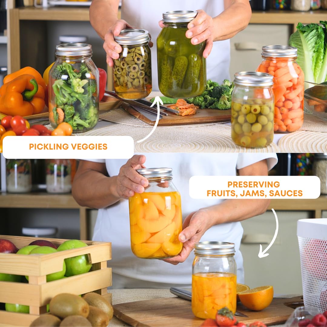 FastRack 32 oz Mason Jars
