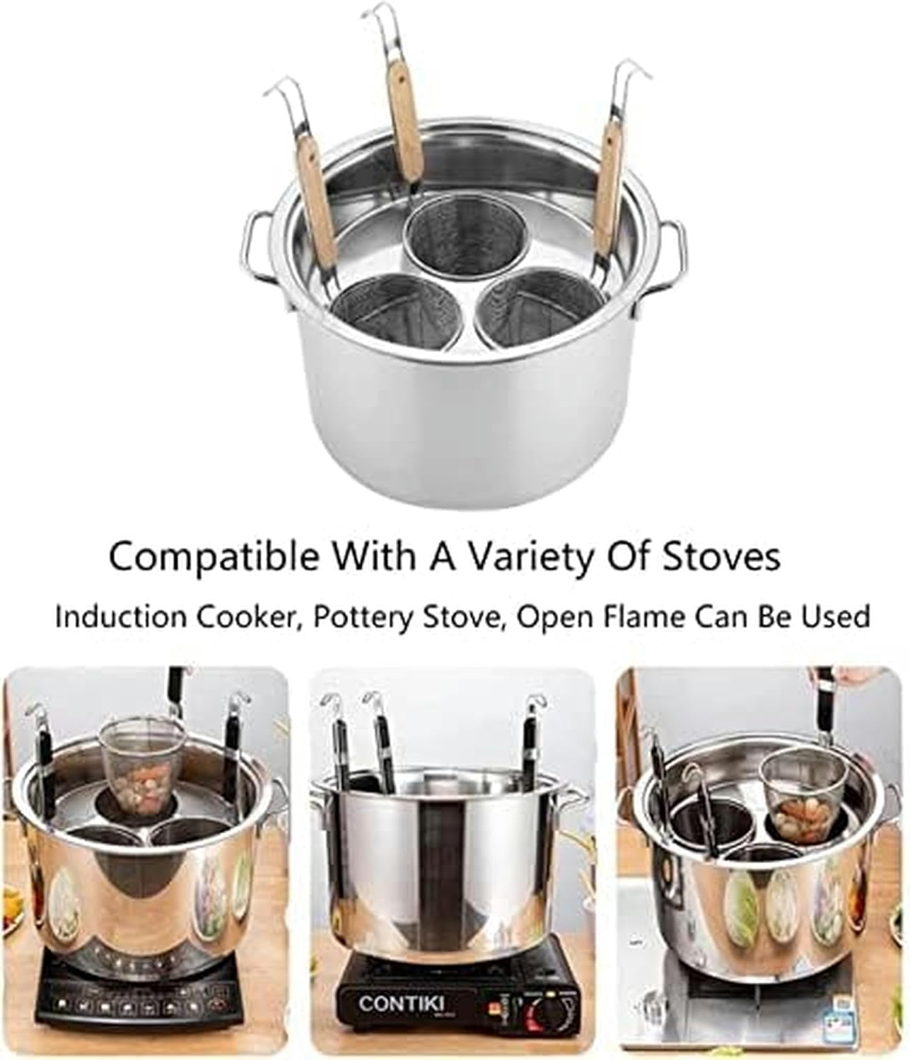 Stainless Steel Pasta Cooker Premium Multi-functional Set