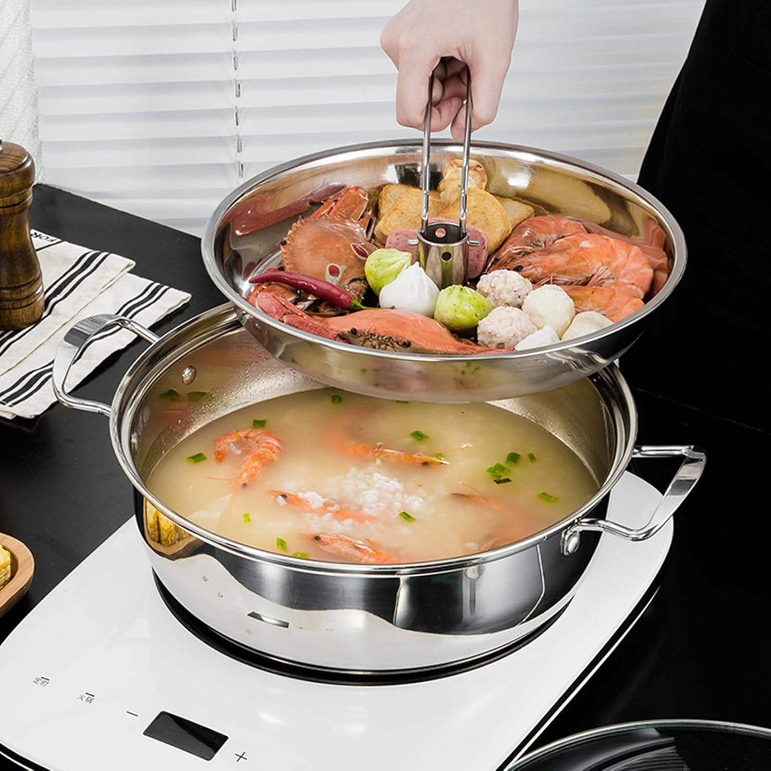 Convenient Multi-Purpose Steaming Pot