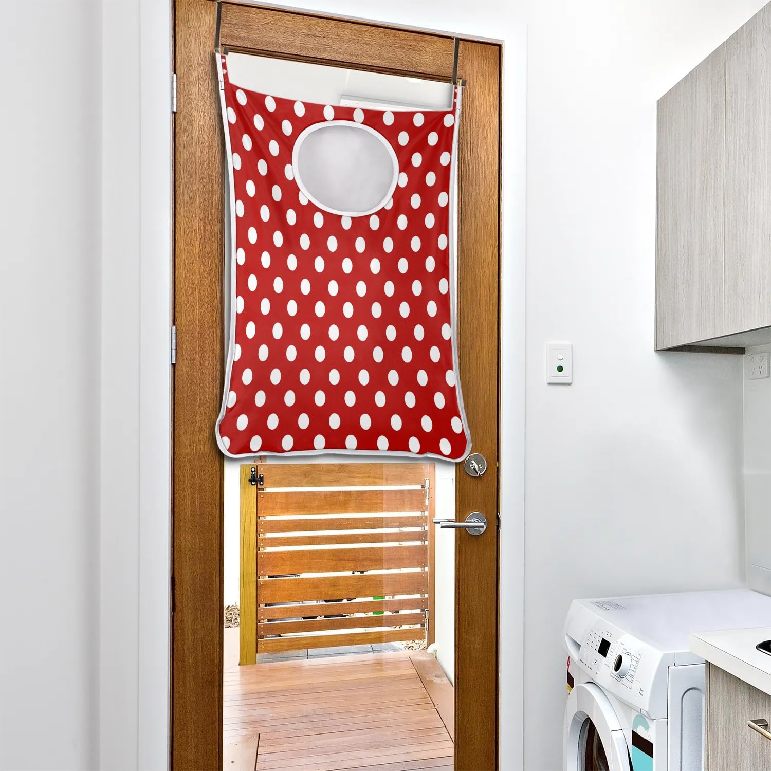 Ioracida Hanging Laundry Hamper White
