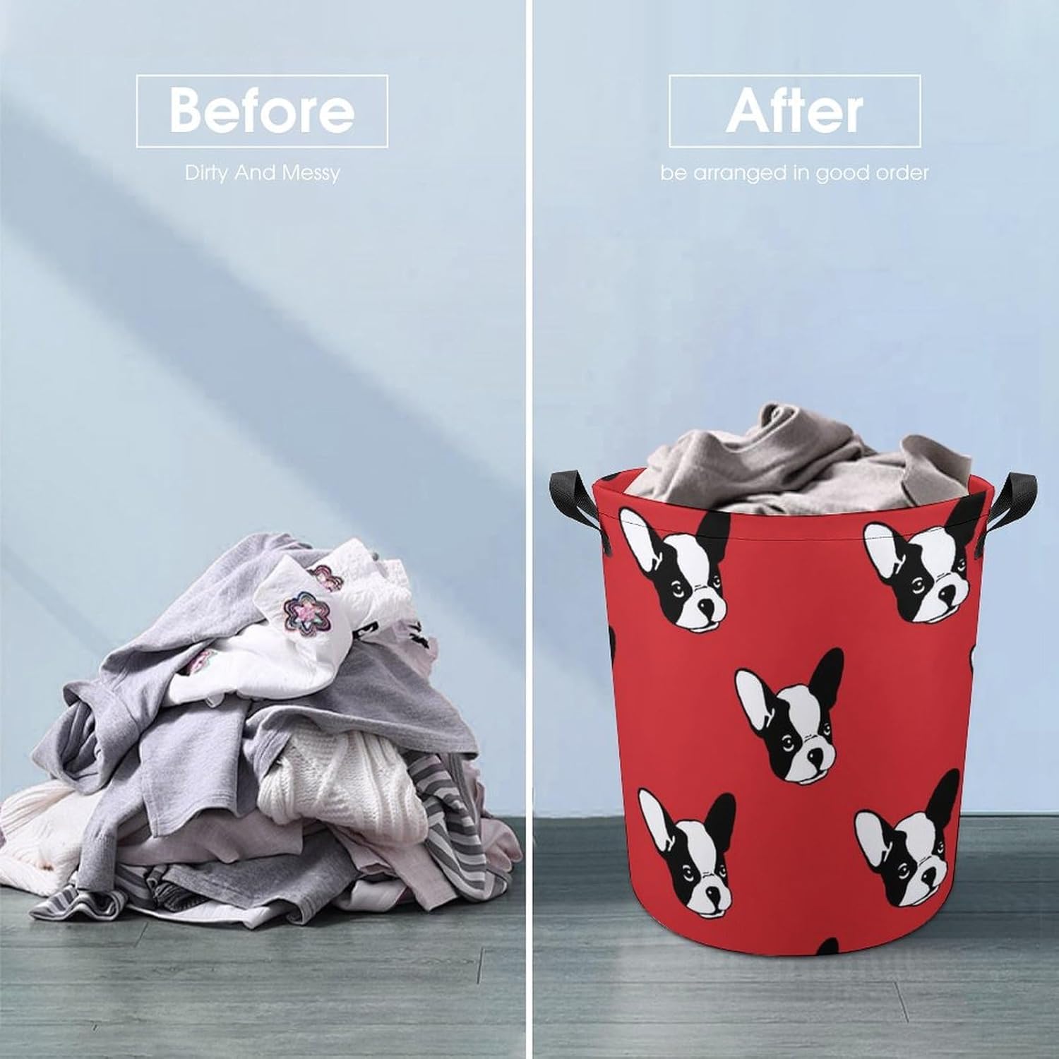Meiko French Bulldog Storage Basket