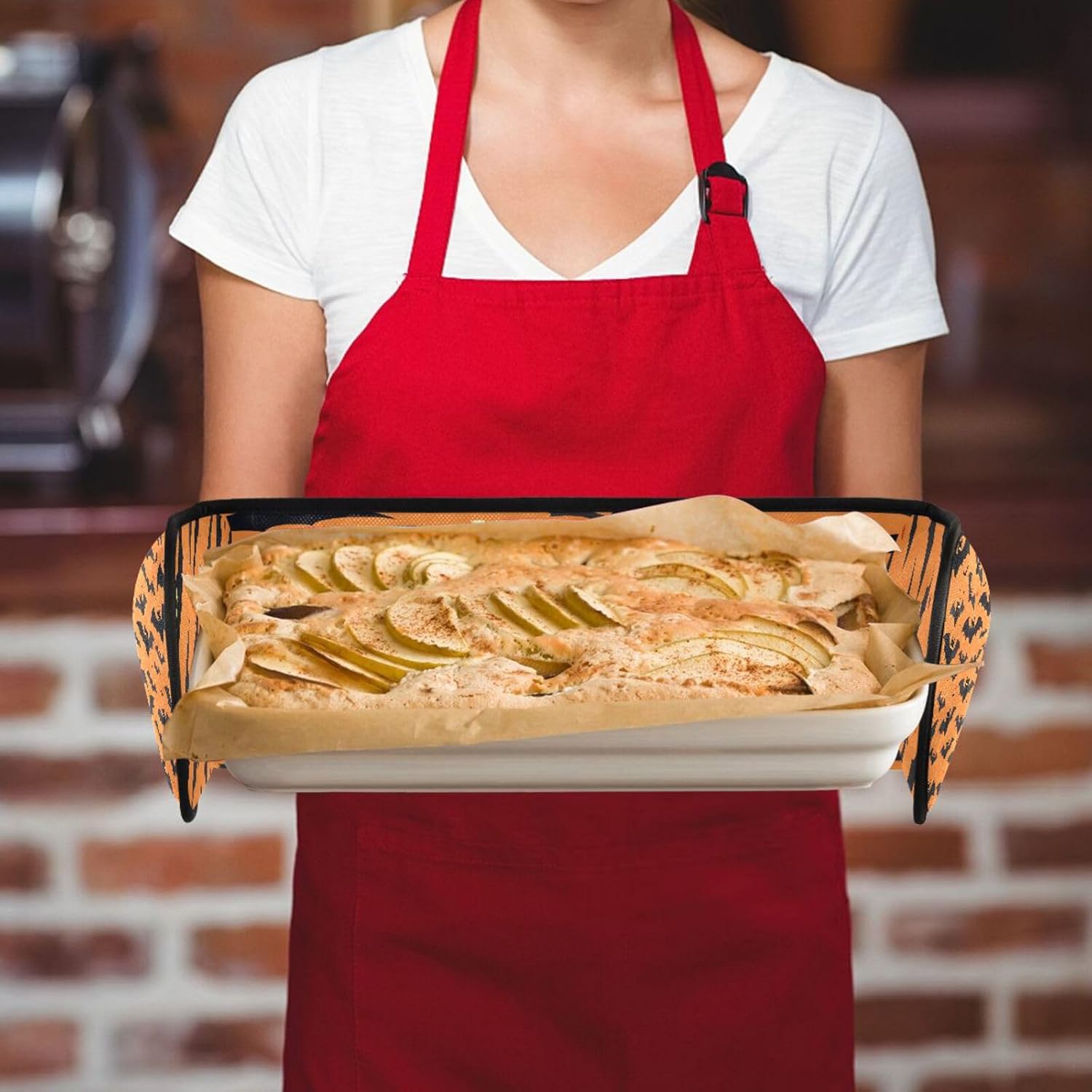 Premium Heat-Resistant Halloween Oven Mitts