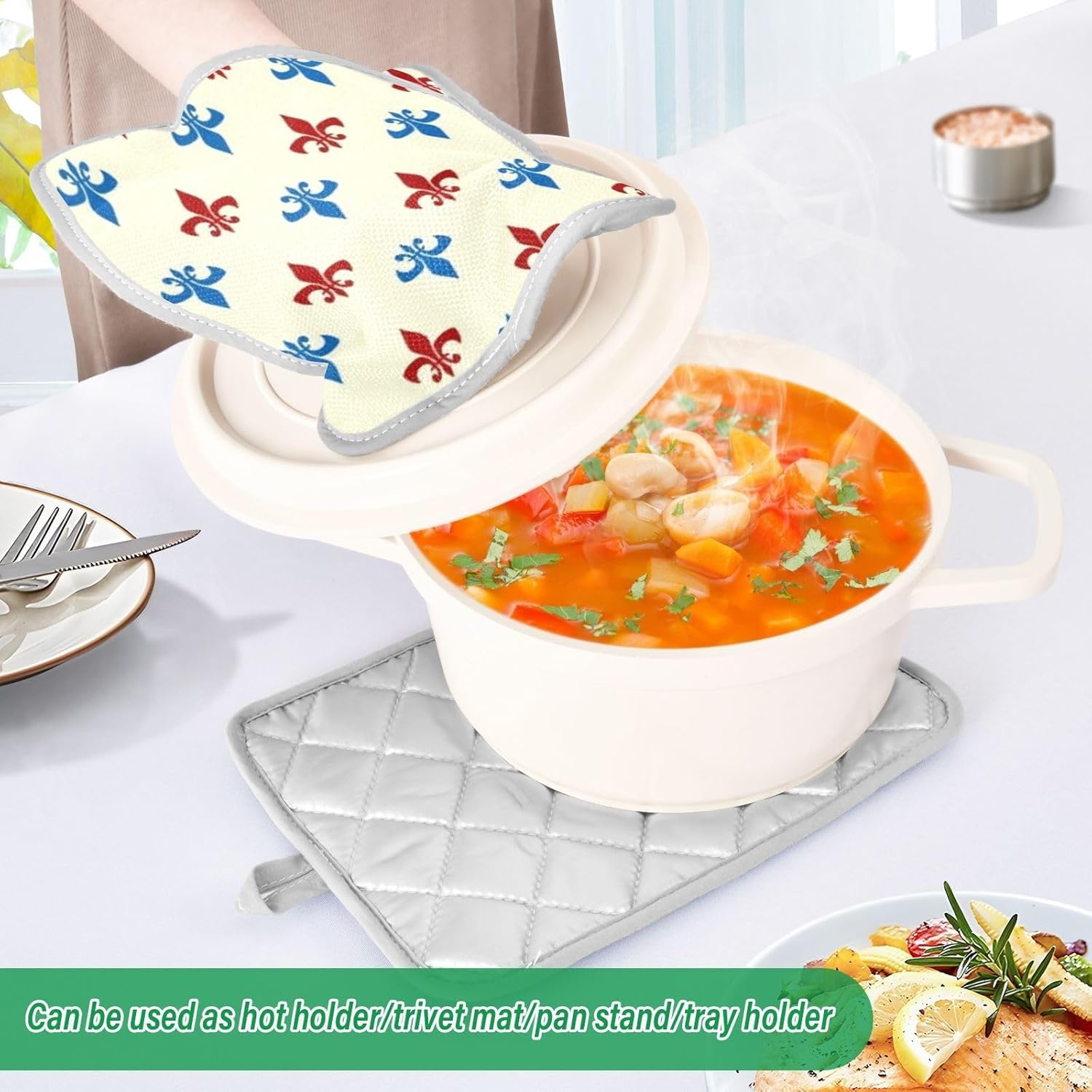 Heat Resistant Potholders Set