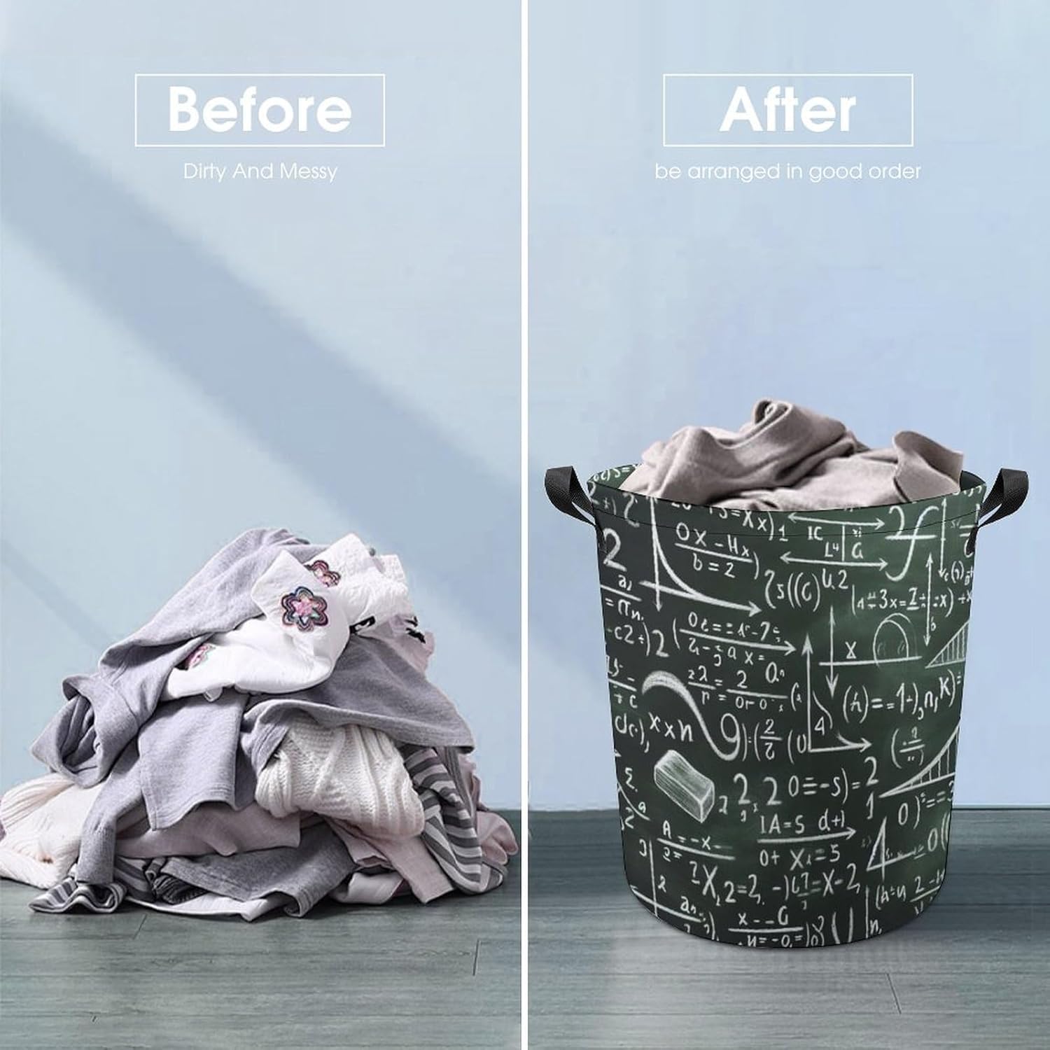 Maths Equation Vintage Laundry Baskets