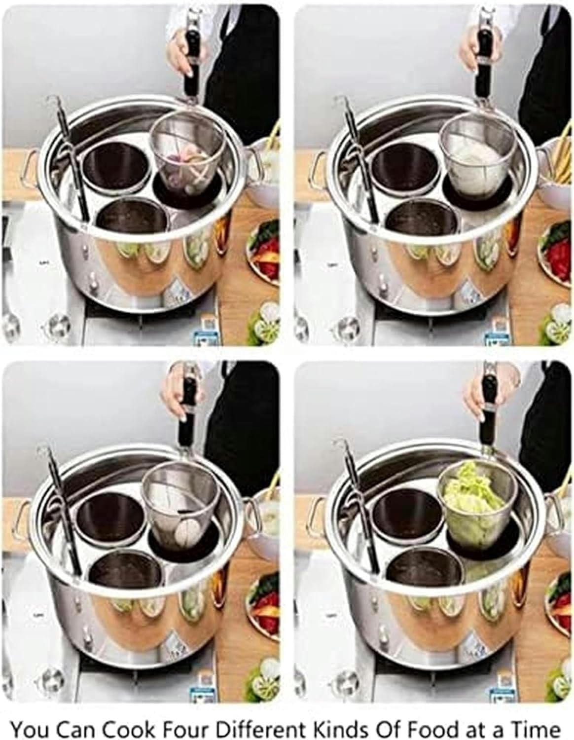 Ergonomic Commercial Stock Pot Set for Pasta More