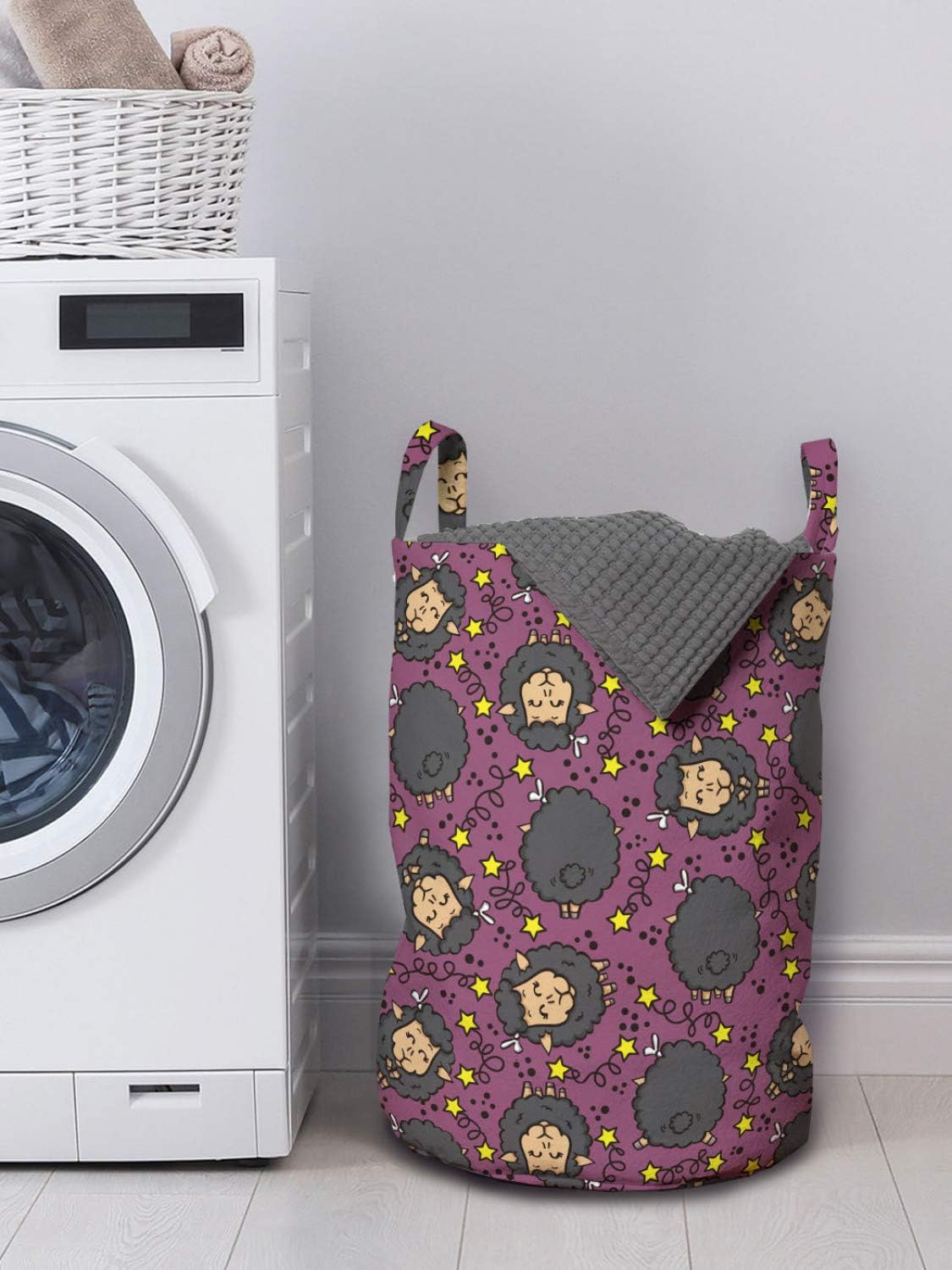 iboB Ambesonne Sheep Laundry Bag