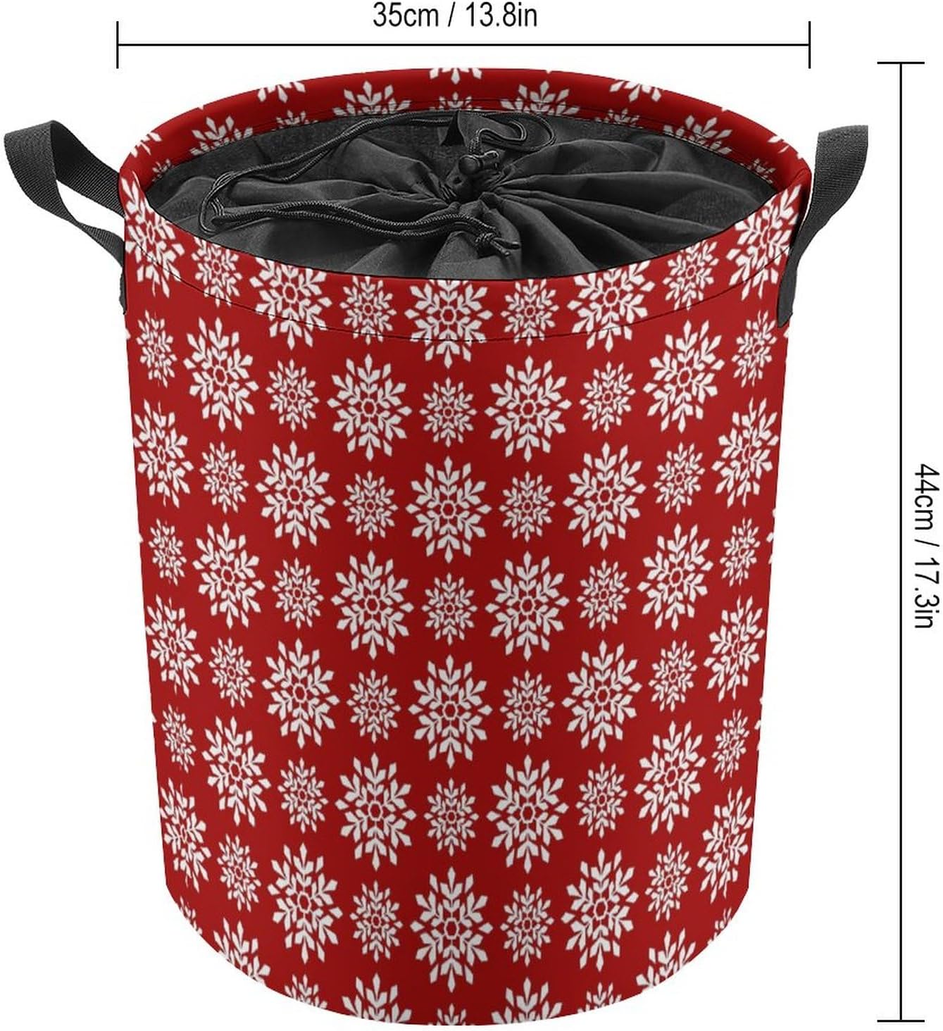 Collapsible Laundry Hamper for Kids Red 45L