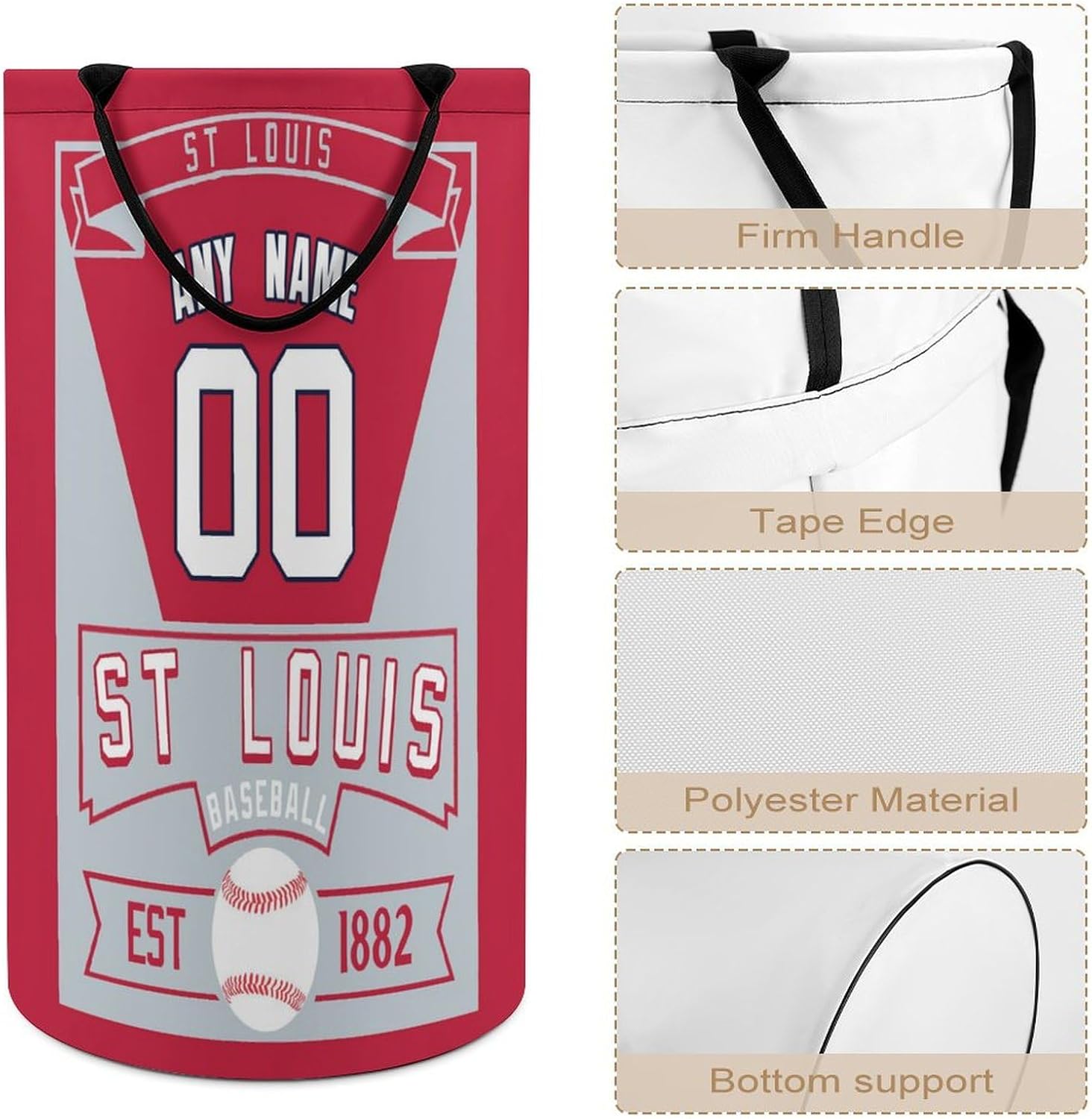 Baseball Spirit Custom laundry Basket