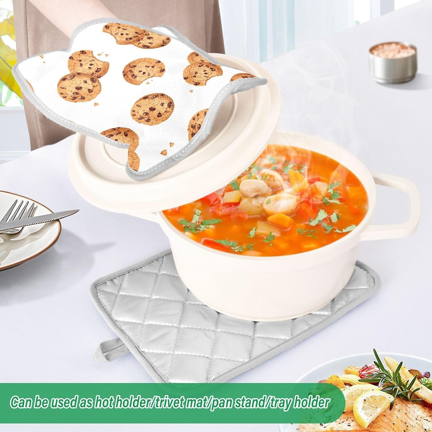 Durable Heat-Resistant Oven Mitt for Baking Cooking