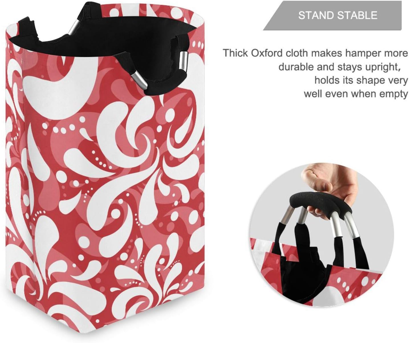Retro Oriental FOLDABLE Laundry Hamper for Nursery Storage