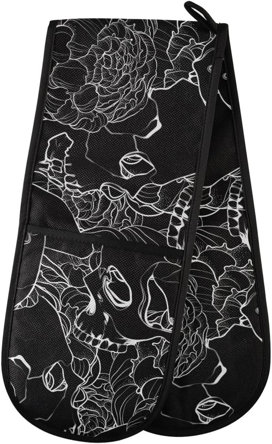 Susiyo Double Oven Mitts Halloween Design Heat Resistant 1
