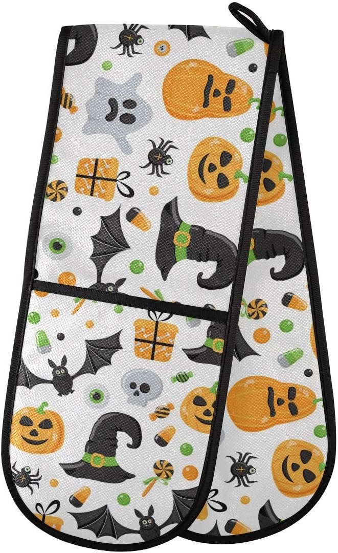 DOMIKING Double Oven Mitts