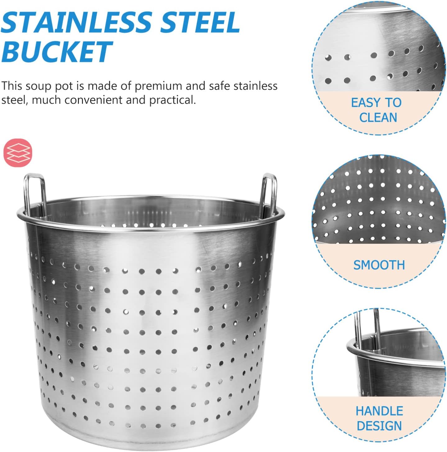 Kichvoe Stainless Steel Steam Basket