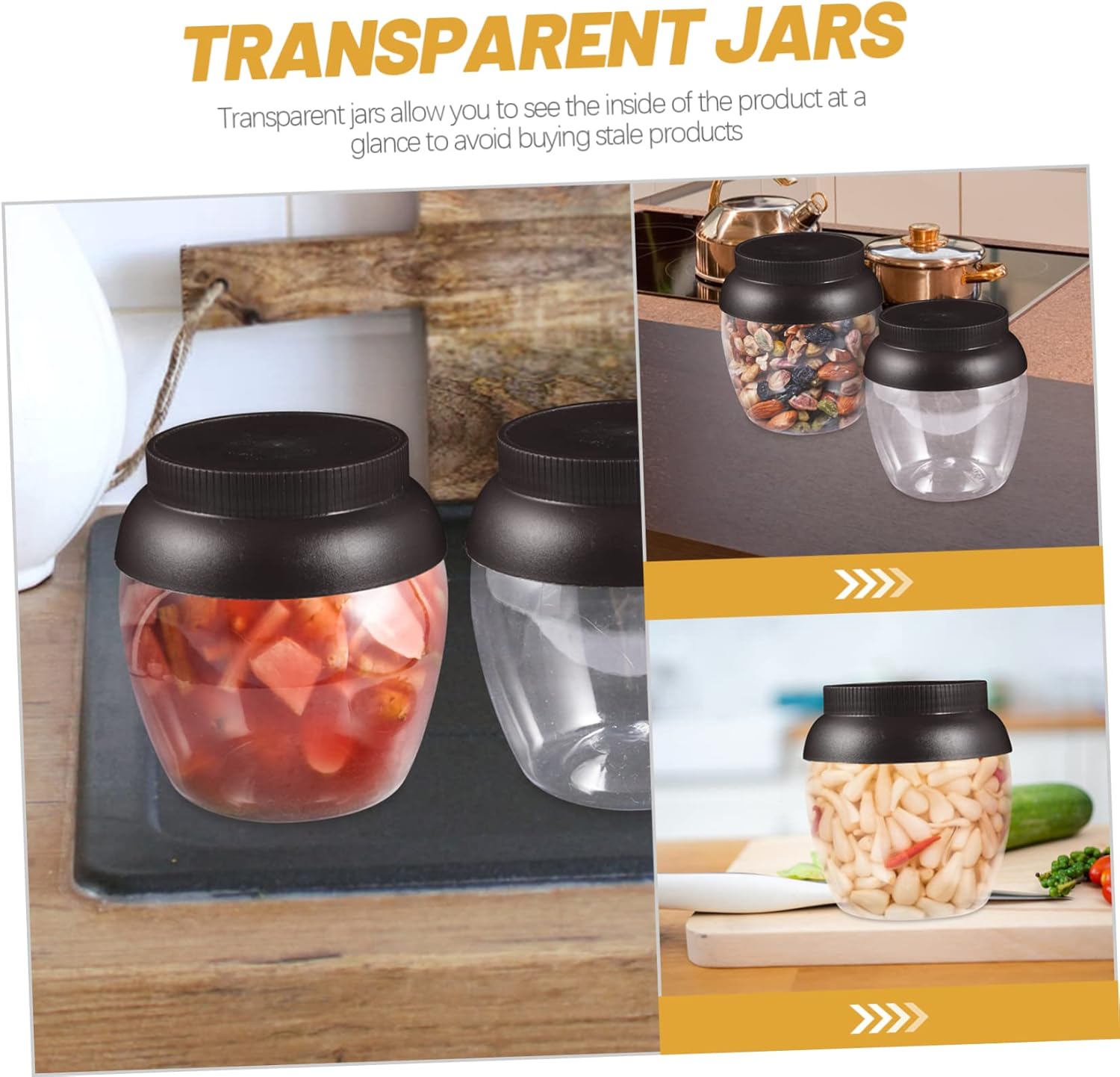 Garneck 2 Set 4pcs2 Pickle Jar Fermenting Preserving