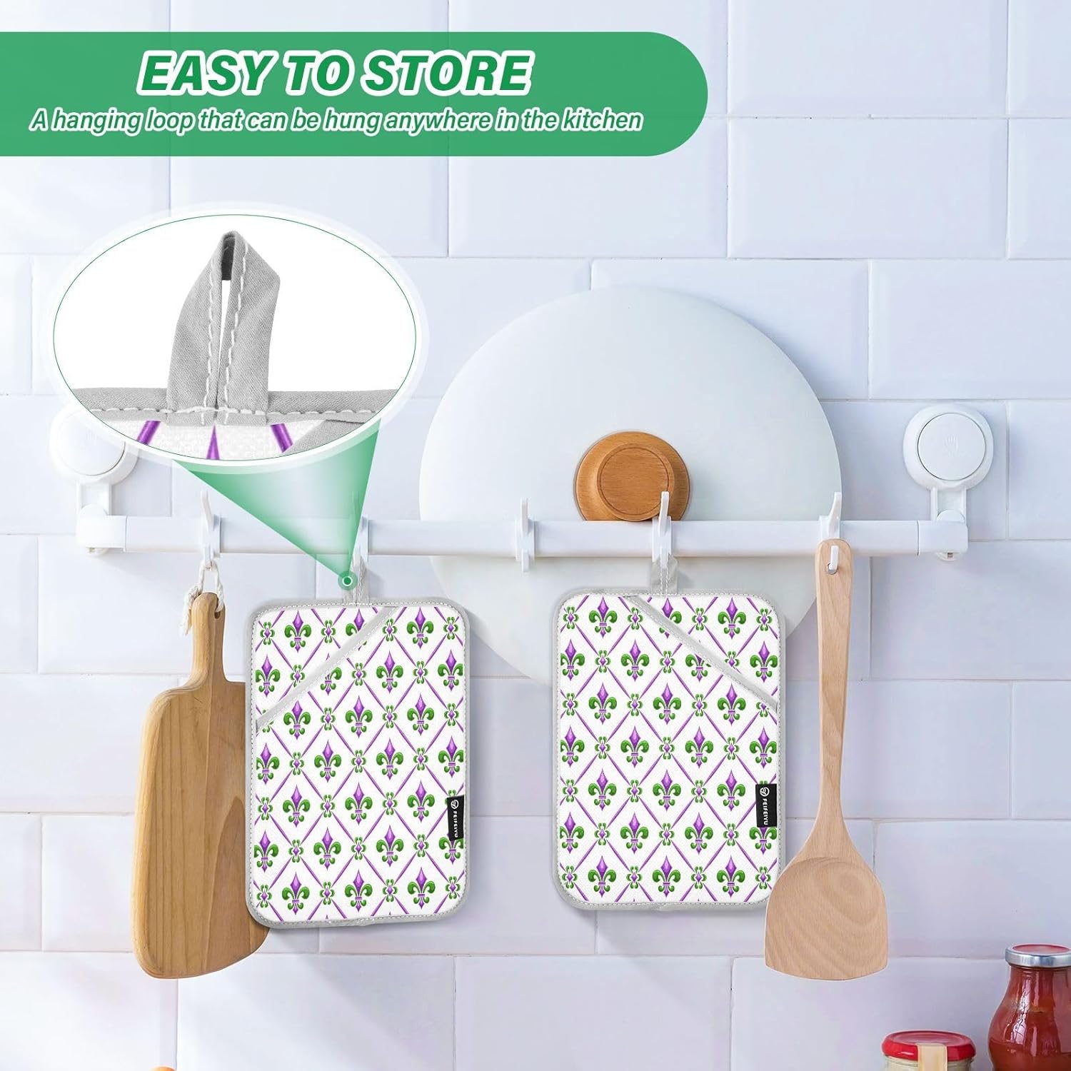Perfect for Cooking Baking Heat-Resistant Pot Holder Set
