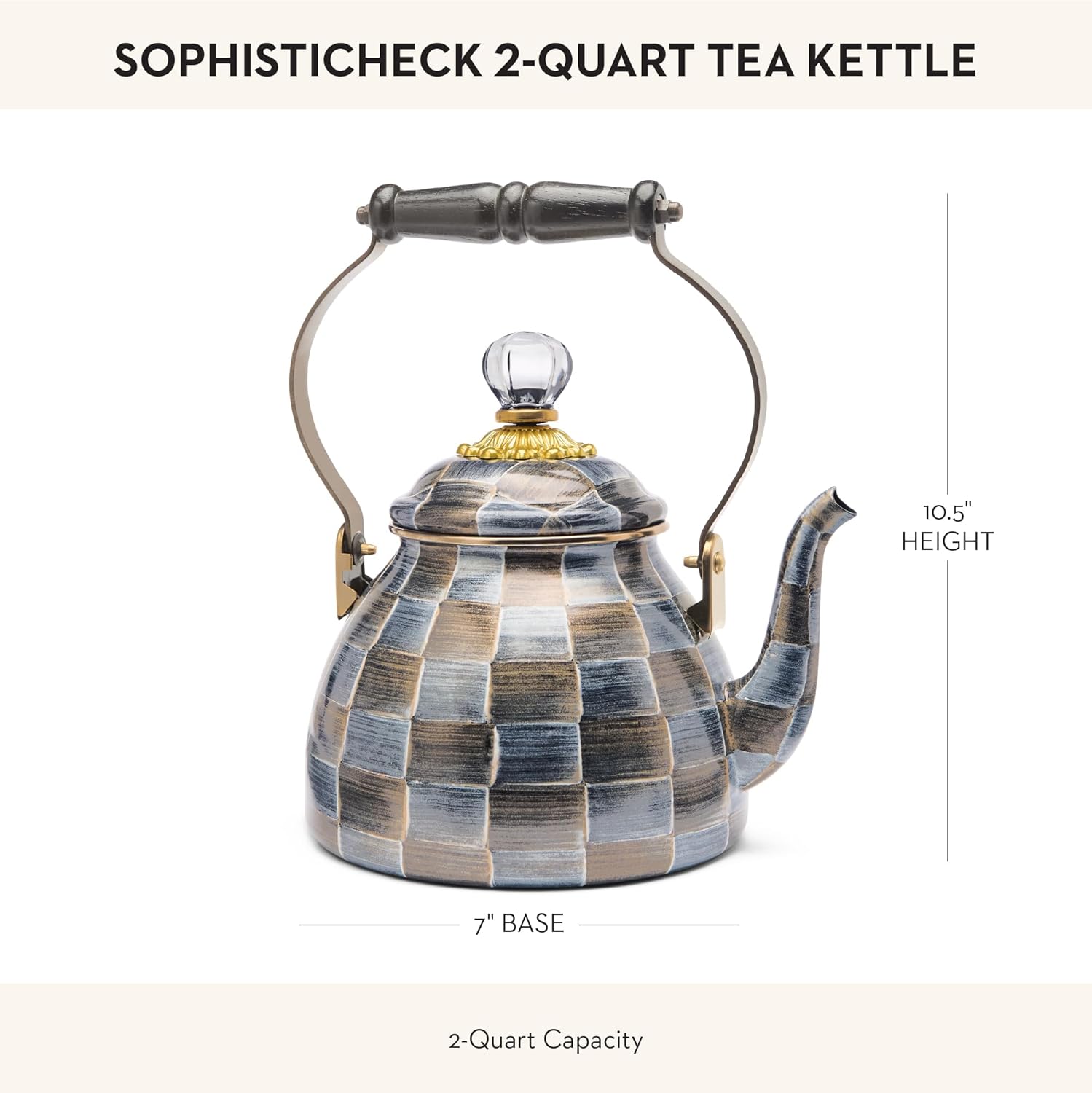 Limited-EdItion Sto 2-Qt Enameled Tea Kettle with Limited Edition Design