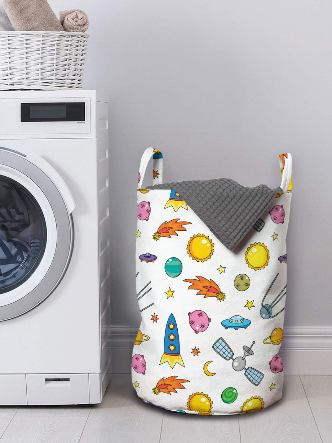 Laundry Hamper with Original Design Universe Themed