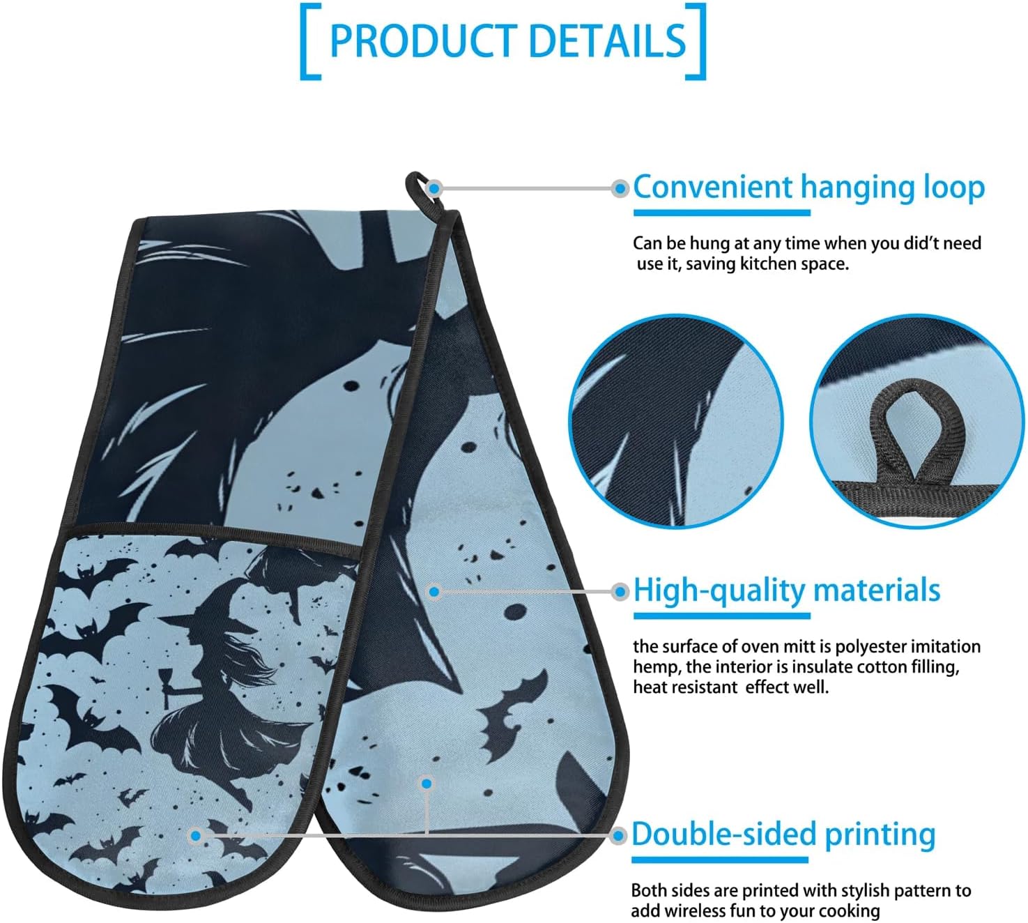 Halloween Trick or Treat Heat-Resistant Oven Mitt