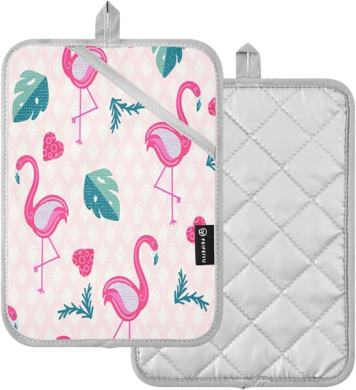 Flamingo Hearts 2-Pack