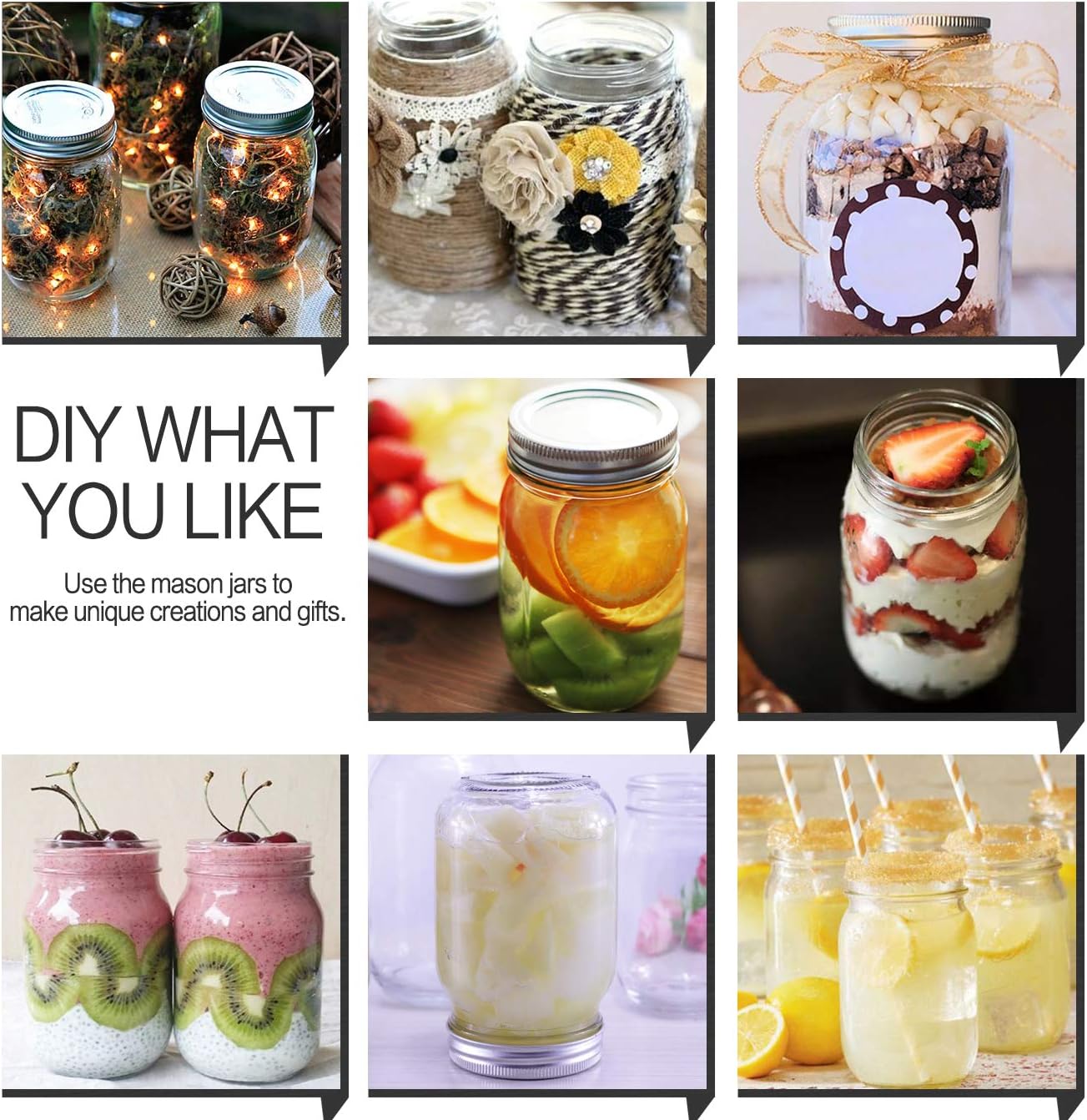 Versatile Mason Jars for Home Weddings