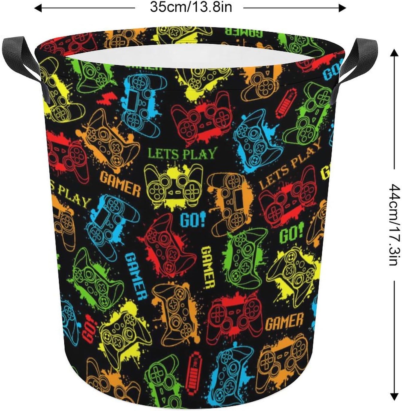 Game ThemeBEST Laundry Basket Stylish Storage for Gamers Boys More