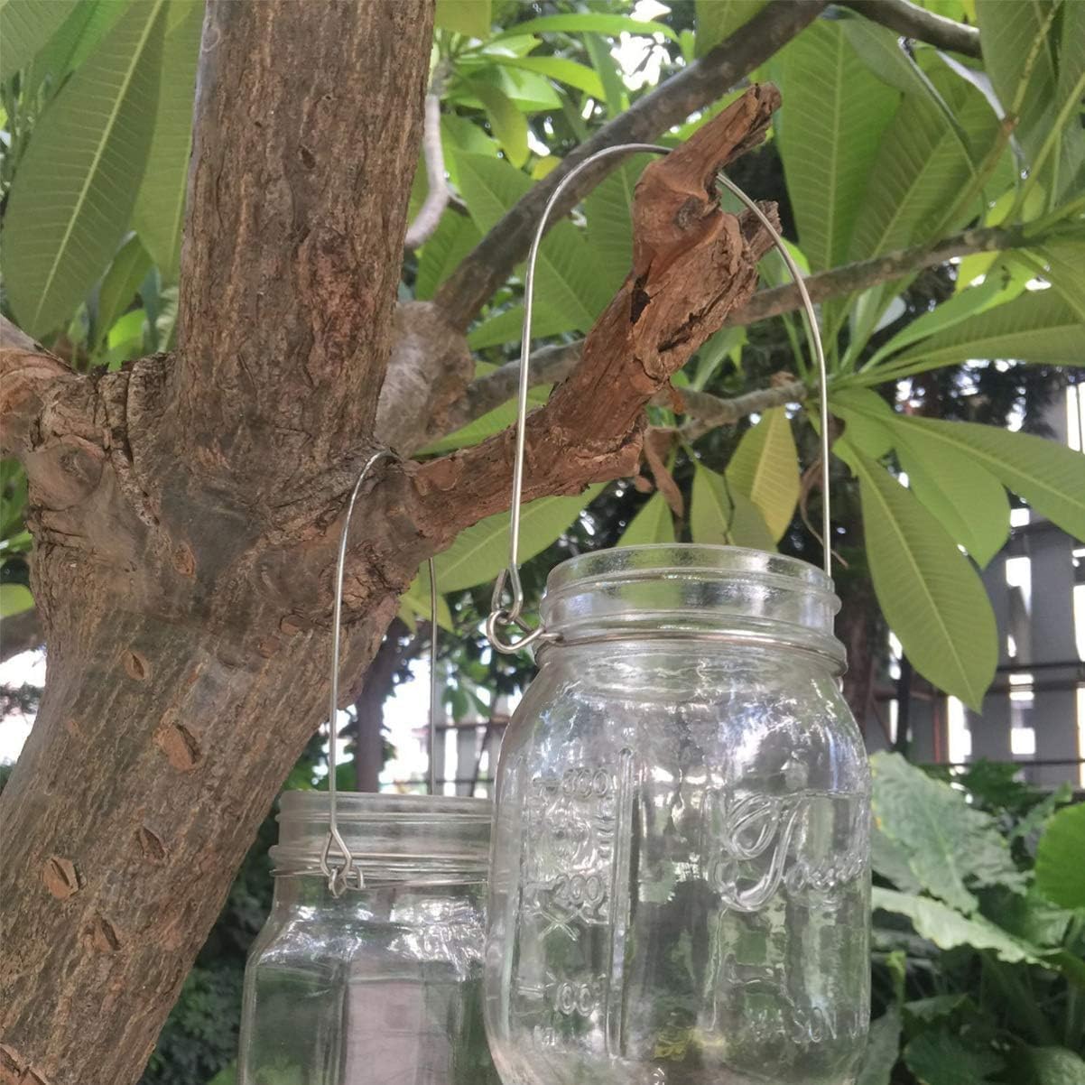 Premium Stainless Steel Mason Jar Wire Hangers Hanging Cables for Mason Jars